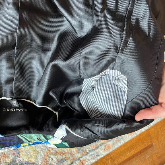 Never Worn - Banana Republic Chelsea Floral Tropical Blazer 00P - Picture 9 of 10